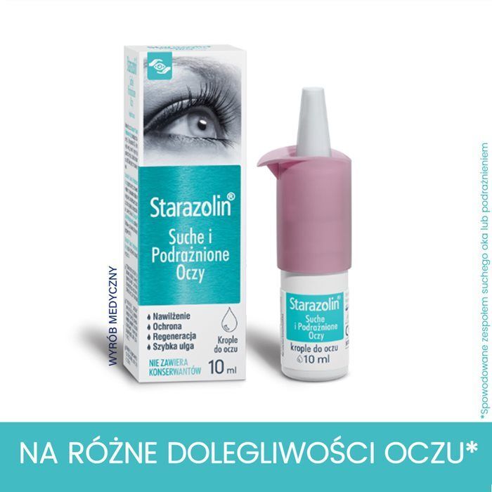 Starazolin Suche i Podrażnione Oczy krople do oczu 10 ml