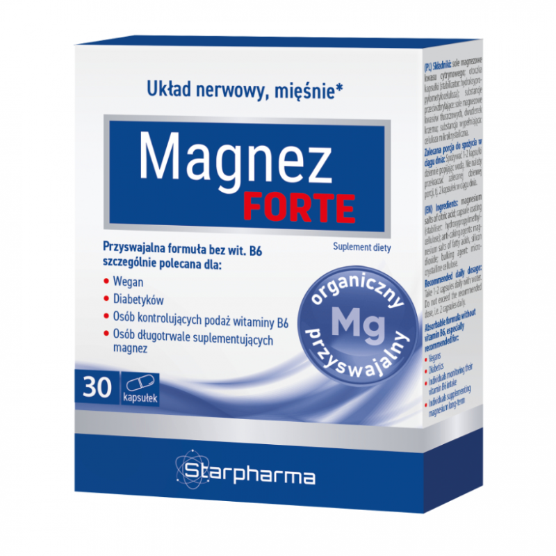Starpharma Magnez Forte kapsułki, 30 szt.