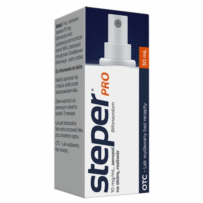Steper Pro 10 mg/ml aerozol na skórę, 30 ml