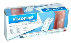 STERI-STRIP Paski do zamykania ran 3mm x 75mm 50 szt.