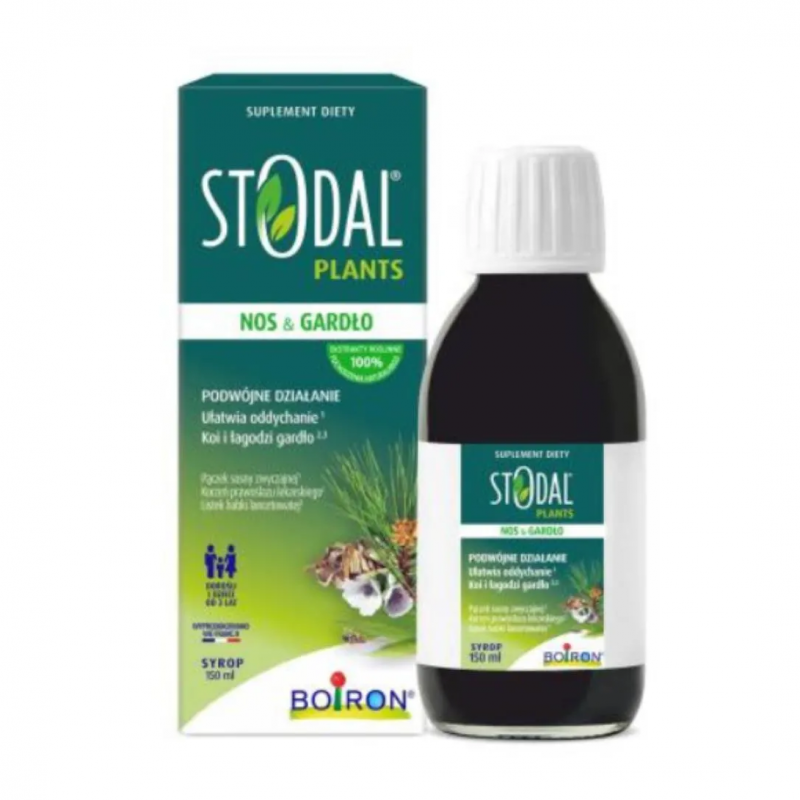 Stodal Plants Nos & Gardło syrop, 150 ml