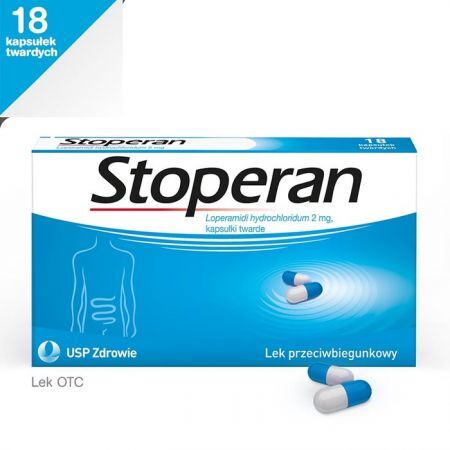 Stoperan 2 mg kapsułki twarde na biegunkę, 18 szt.
