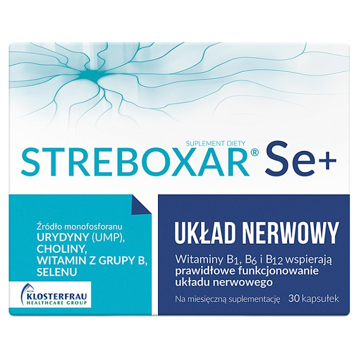 Streboxar Se+ kapsułki wspierające układ nerwowy, 30 szt.