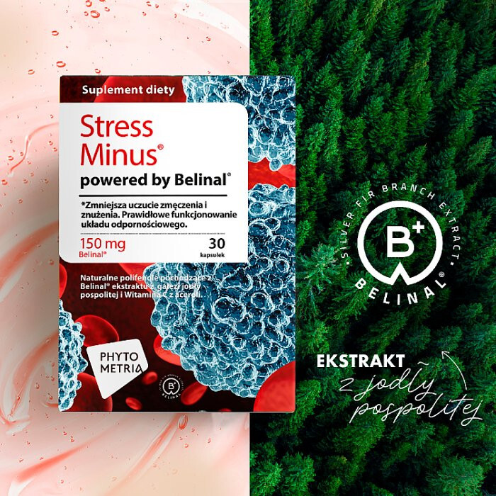 Stress Minus powered by Belinal kapsułki na na zmęczenie, 30 szt.