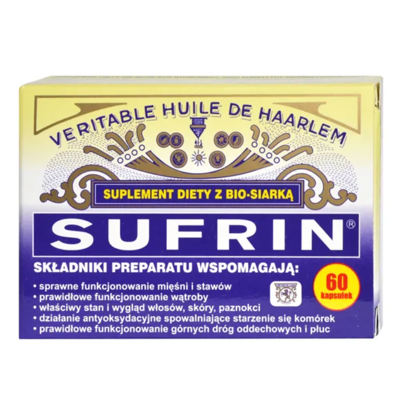 Sufrin kapsułki z bio-siarką, 60 szt.