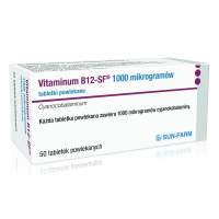 Sun-Farm Vitaminum B12-SF 1000 mcg tabletki powlekane, 50 szt.