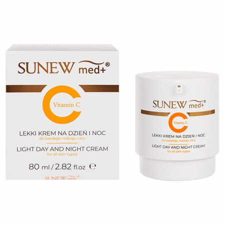 Sunew Med lekki krem na dzień i na noc z witaminą C, 80 ml