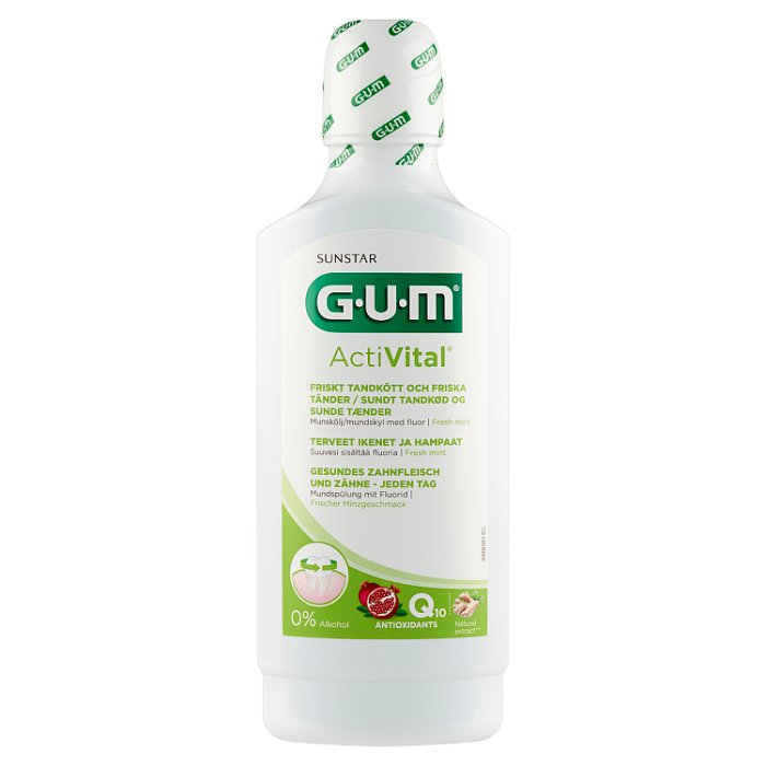 SUNSTAR GUM ActiVital Płyn do płukania ust 500 ml