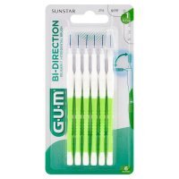 SUNSTAR GUM Bi-Direction Szczoteczki międzyzębowe 0,7 mm 6 sztuk