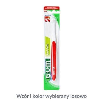 SUNSTAR GUM END-TUFT Szczoteczka do zębów kątówka 1 szt.