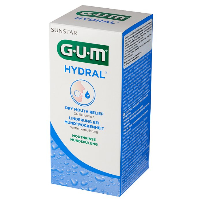 SUNSTAR GUM  HYDRAL Płyn do płukania jamy ustnej 300 ml