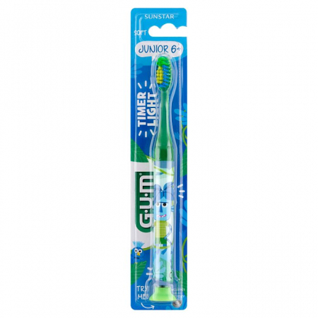 SUNSTAR GUM Monster Light-Up świecąca Szczoteczka dla dzieci  miękka 1 szt.