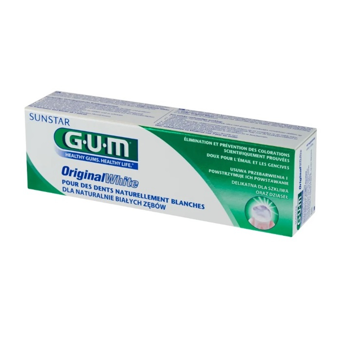 SUNSTAR GUM ORIGINAL WHITE Pasta do zębów wybielająca 75 ml