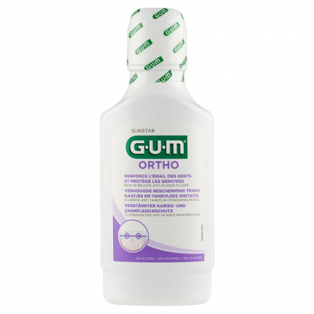 SUNSTAR GUM Ortho Płyn do płukania ust 300 ml
