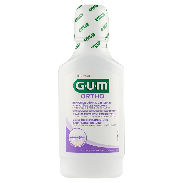 SUNSTAR GUM Ortho Płyn do płukania ust 300 ml