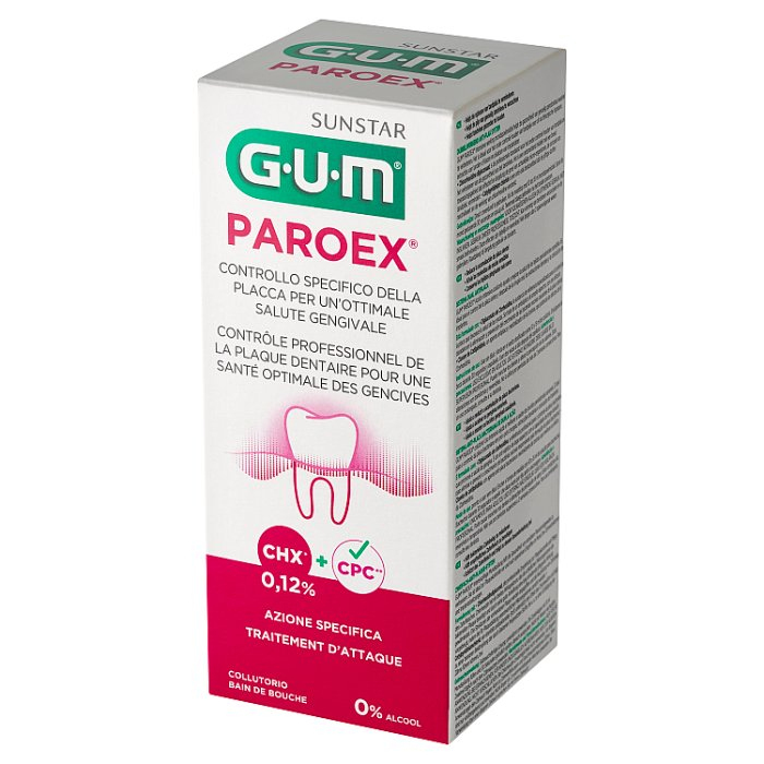 SUNSTAR GUM Paroex® 0.12% Płyn do płukania 300 ml