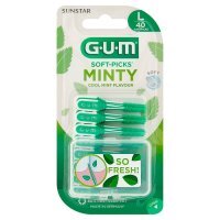 Sunstar Gum Soft-Picks Comfort Flex Cool Mint czyściki międzyzębowe duże L, 40 szt.