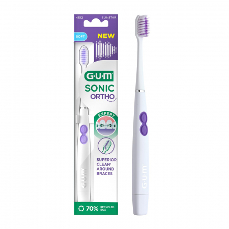 Sunstar Gum Sonic Ortho szczoteczka soniczna do zębów, 1 szt.