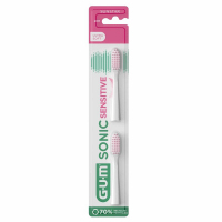 Sunstar Gum Sonic Sensitive Ultra Soft Wymienne główki do szczoteczki sonicznej, 2 szt.