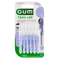 SUNSTAR GUM Trav-Ler Szczoteczki międzyzębowe 0,6 mm 6 sztuk