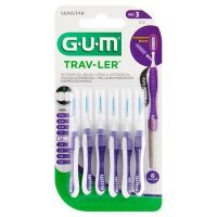 SUNSTAR GUM Trav-Ler Szczoteczki międzyzębowe 1,2 mm 6 sztuk