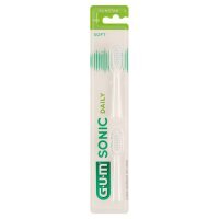 SUNSTAR GUM Wymienne końcówki do szczoteczki sonicznej ActiVital białe, 2szt.