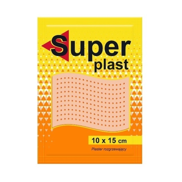 Super Plast Plaster rozgrzewający 10 x 15cm 1szt.