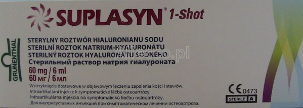 Suplasyn 1-Shot 60mg/6ml 1 ampułko-strzykawka