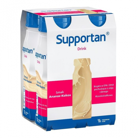Supportan Drink (ananas-kokos) 4 x 200 ml
