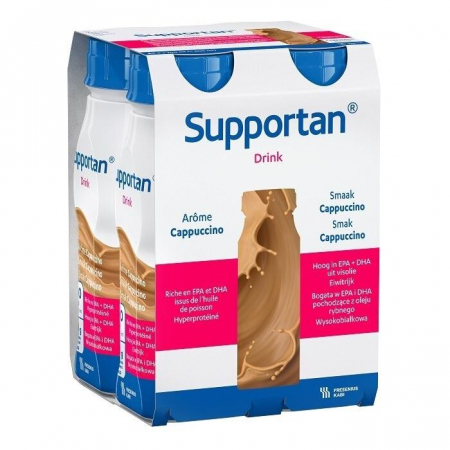 Supportan Drink o smaku cappuccino, 4 x 200 ml