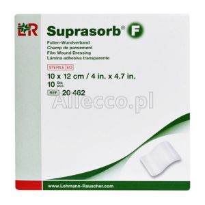 SUPRASORB F Opatrunek przeźroczysty (jałowy), samoprzylepny 10cm x 12cm 10 szt.