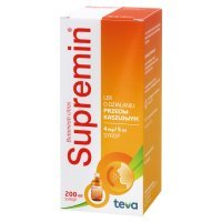 Supremin 4mg/5ml syrop przeciwkaszlowy, 200 ml