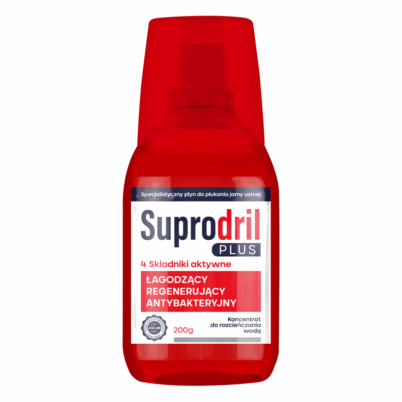 Suprodril Plus płyn do płukania jamy ustnej, 200 g