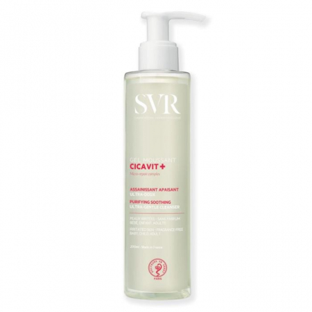 SVR Cicavit+ Kojący żel do mycia skóry skłonnej do podrażnień, 200 ml
