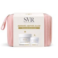 SVR Densitium zestaw: Krem bogaty na dzień, 50 ml + Balsam na noc, 15 ml + kosmetyczka