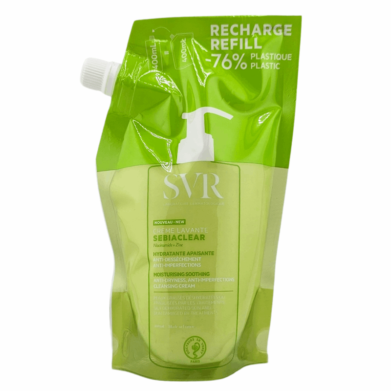 SVR Sebiaclear Creme Lavante krem do mycia Refill, 400 ml