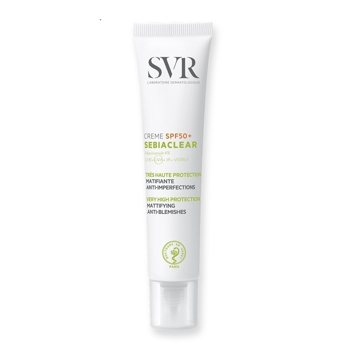 SVR SEBIACLEAR Krem matujący SPF50+ 40 ml