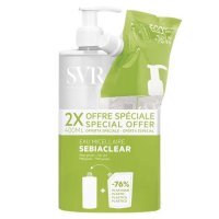 SVR Sebiaclear Woda micelarna do skóry tłustej i trądzikowej, 400 ml + uzupełnienie, 400 ml