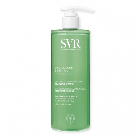 SVR SPIRIAL Deo-douche Dezodorujący żel do mycia 400 ml