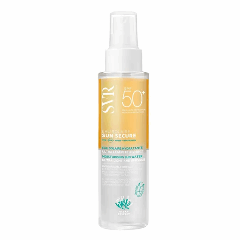 SVR Sun Secure Eau Solaire Spray przeciwsłoneczny SPF50+, 100 ml