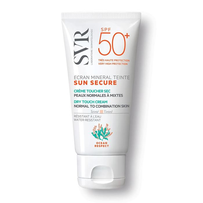 SVR Sun Secure krem mineralny barwiony suchy w dotyku SPF50+, 60 g