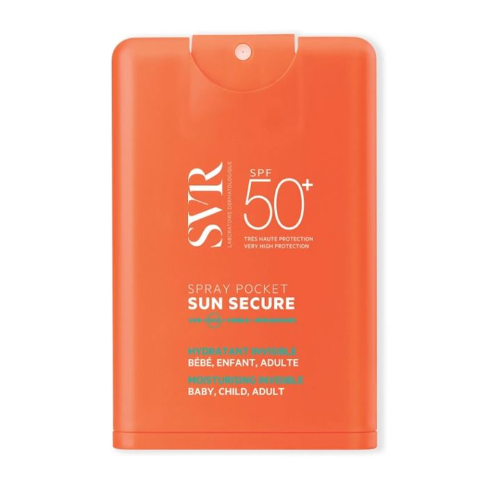 SVR Sun Secure spray ochronny kieszonkowy SPF50+, 20 ml