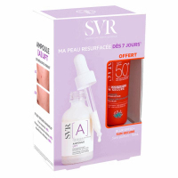 SVR Zestaw (A Ampoule Lift serum, 30 ml + Sun Secure Blur SPF50+ Sans Parfum krem-mus, 15 ml) 1 szt.