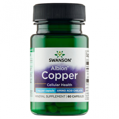 SWANSON Albion Chelat Copper 60 kapsułek