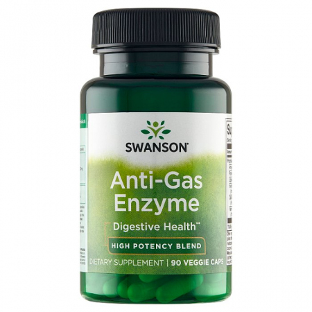 SWANSON Anti-Gas Enzyme 90 kapsułek