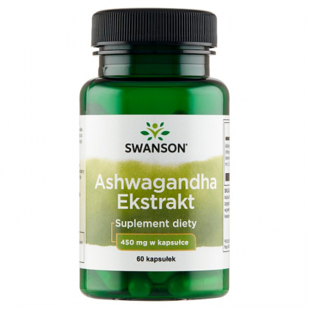 SWANSON Ashwagandha Extract 60 kapsułek