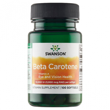 SWANSON Beta Caroten 100 kapsułek
