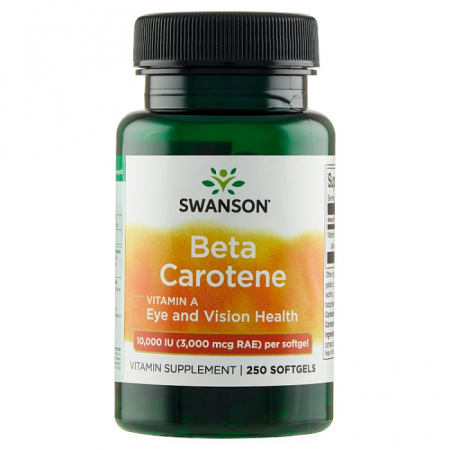 SWANSON Beta Carotene 250 kapsułek
