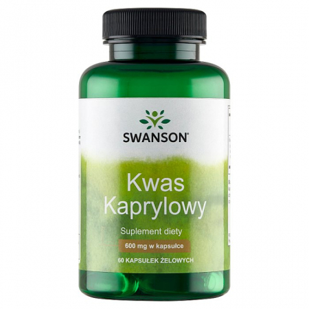 SWANSON Caprylic Acid 60 kapsułek