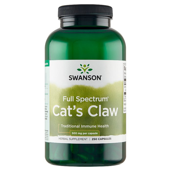 Swanson Cat's Claw kapsułki, 250 szt.